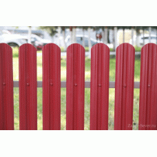 Забор цветной металлический разноцветный 1,25 х 2,5м